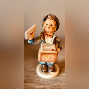Love Letter by Hummel Charming Figurine with Letter and Satchel
